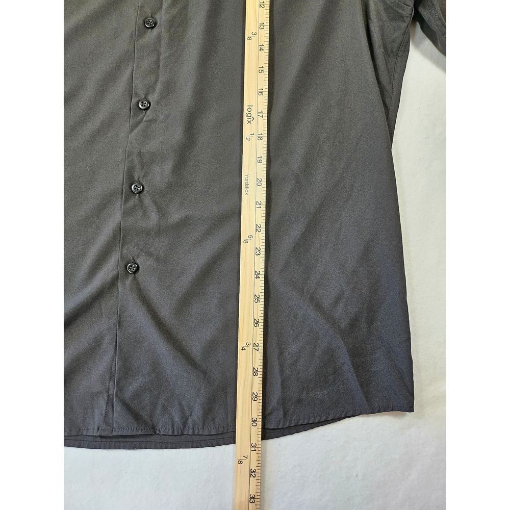 Tom Baine‎ Performance Slim Fit Shirt Black 4-Way Stretch Wrinkle Free XXL NWOT - Picture 6 of 11